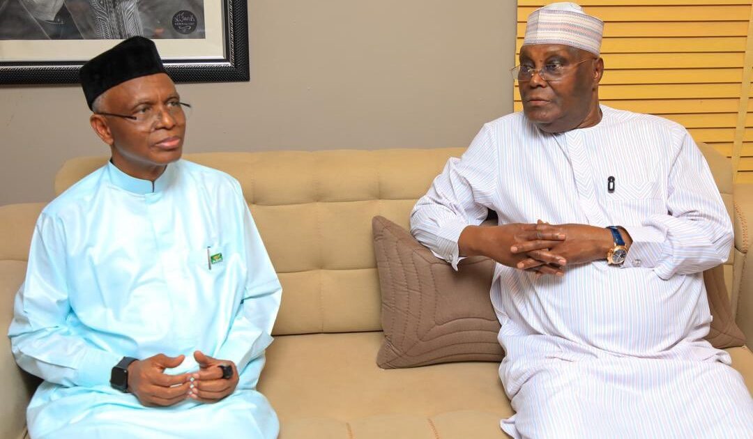 BREAKING: Atiku Visits El-Rufai in Abuja Over Mom’s Loss of life