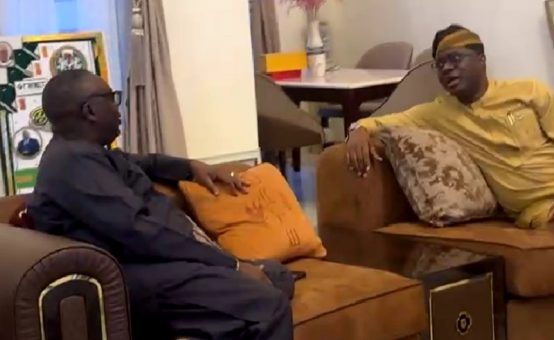 Gov Makinde visits ex-minister Adelabu over abduction of sister, nephews