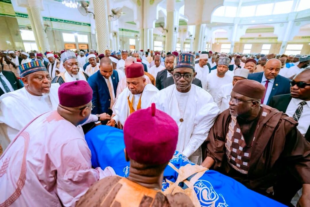VP Shettima Attends Yobe Monarch’s Funeral, Says He Was Symbol Of Unity, Progress
