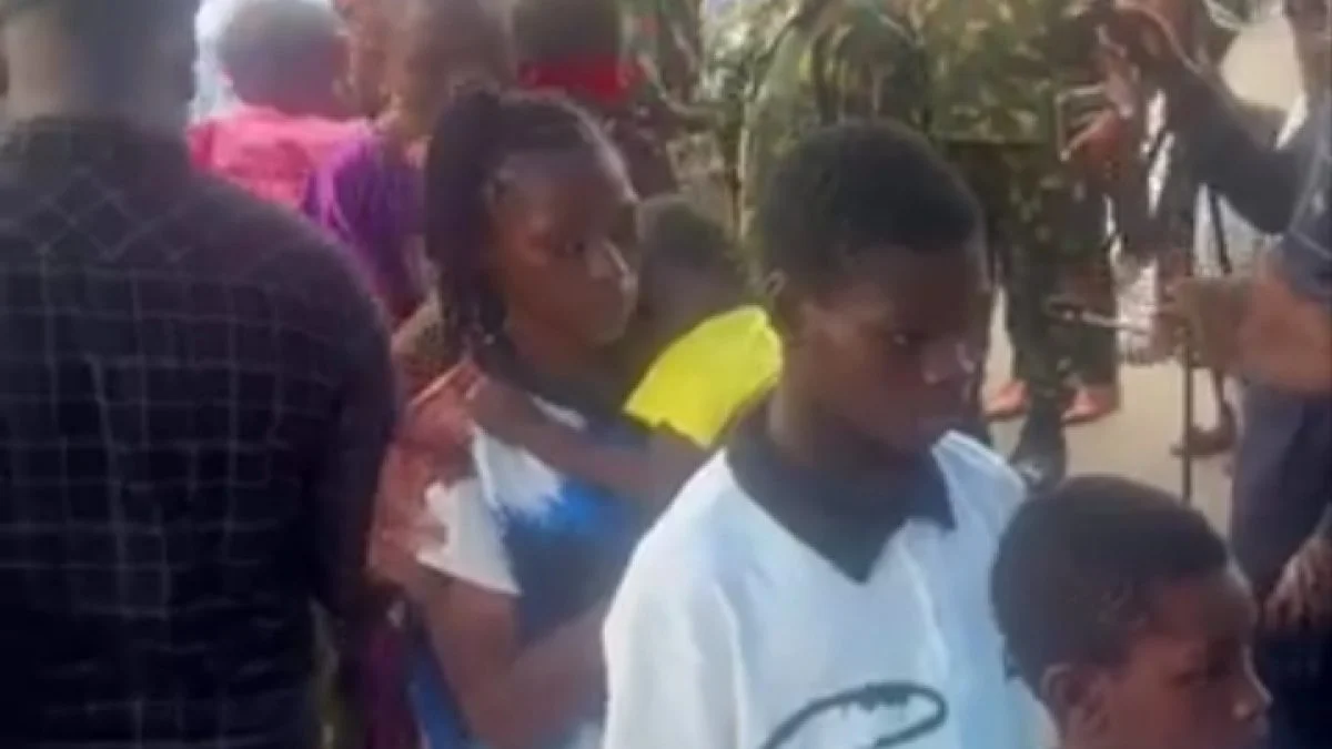 VIDEO: Military Hands Over Rescued Oriire Pupils, Teachers to Oyo Government