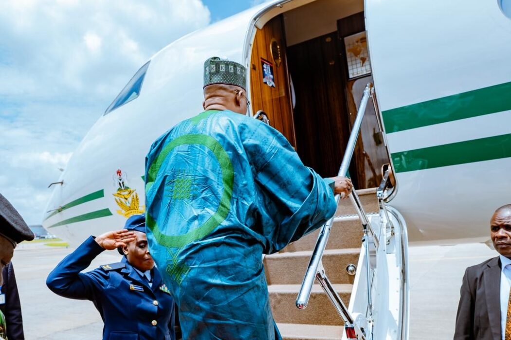 Shettima Departs Abuja For AU Summit In Angola