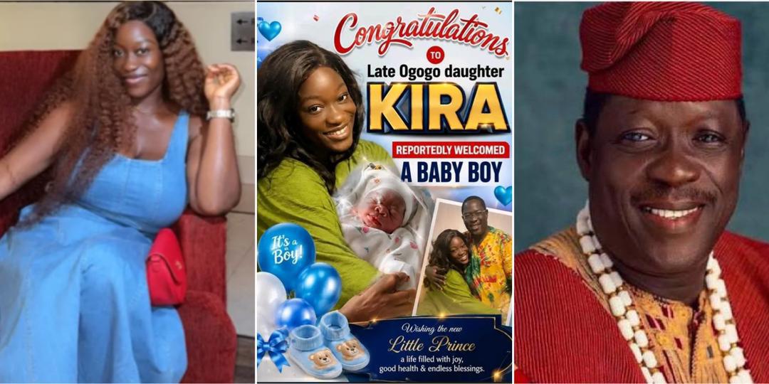 Ogogo’s daughter Kira Taiwo breaks silence amid viral baby boy report
