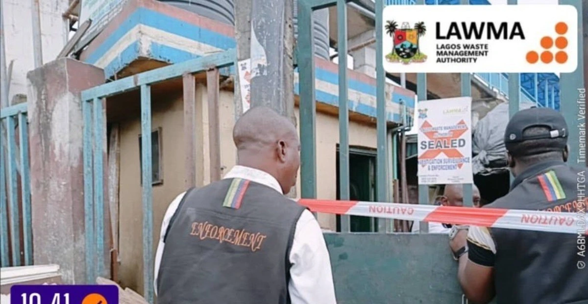 LAWMA seals market, targets 24 facilities in Lekki axis over waste violations