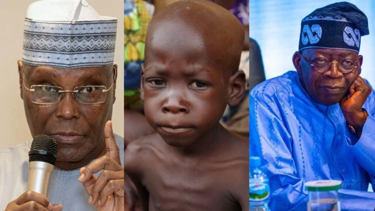 Atiku Slams Tinubu Over Worsening Child-malnutrition Crisis